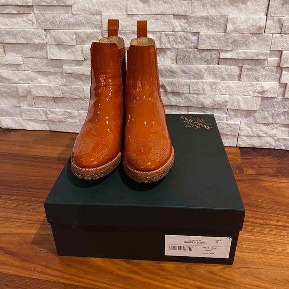 The Office of Angela Scott Chelsea "Miss Kate" Boots in Sienna (with box) - Picture 2 of 7